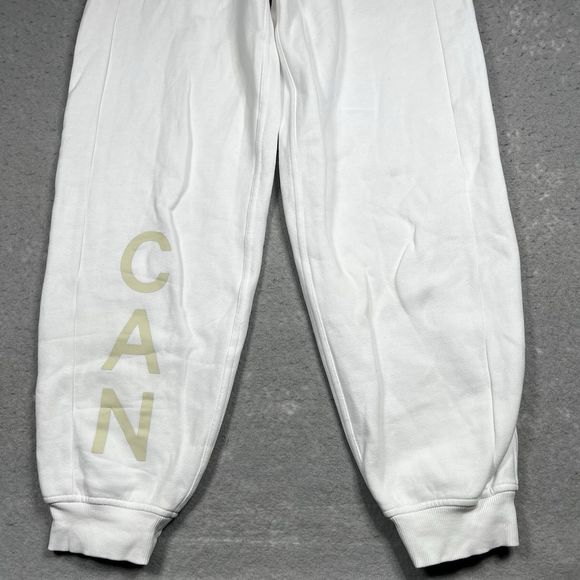 Lululemon Jogger Womens 4 White Scuba Relaxed HR Fleece Jogger Team Canada - Picture 4 of 15